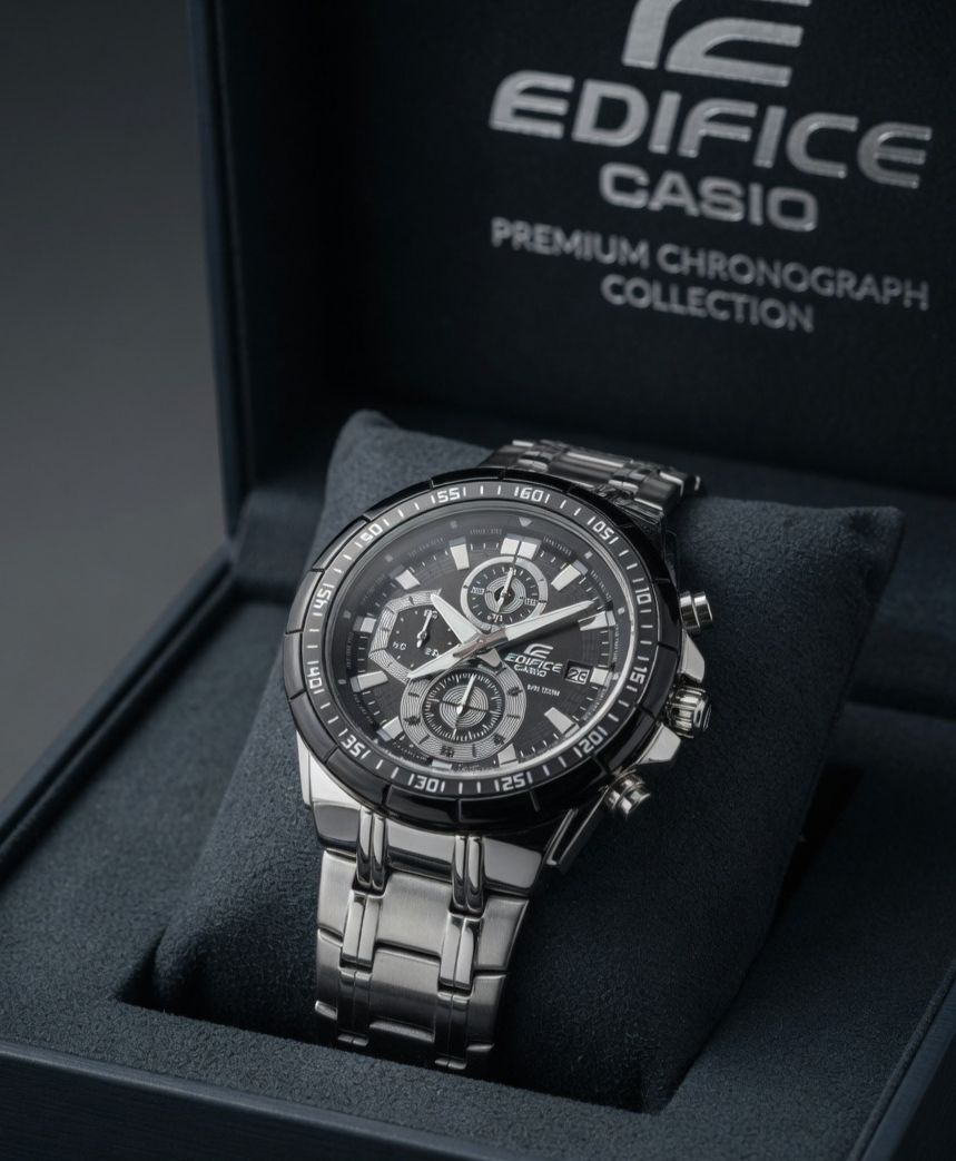 Casio Edifice EF-539D-1AV sliver and black 1:1 quality