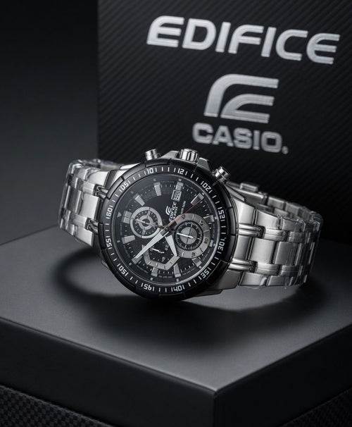 Casio Edifice EF-539D-1AV sliver and black 1:1 quality